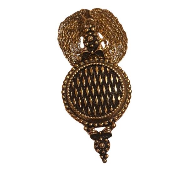 Vintage Victorian Style Empty Perfume Pendent Necklace - Picture 4 of 7